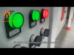 Automatyczny system powlekania proszkiem dla ram rowerowych z podłoża żelaza z dostosowywalnymi kolorami