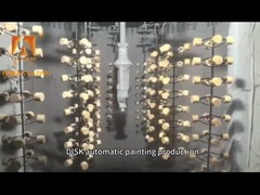 Zastosowalna elektrostatyczna linia malowania dla różnych rodzajów farb i powłok